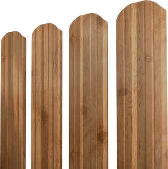 фото Штакетник Twin XL фигурный Grand Line 0,45 Print Premium Pine Wood Fresh Центр Кровли картинка Штакетник Twin XL фигурный Grand Line 0,45 Print Premium Pine Wood Fresh Центр Кровли