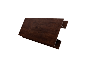 картинка Планка H-образная стыковочная сложная 0,45 Print-Double Premium Cherry Wood Fresh (2м) Центр Кровли