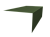 Планка околооконная фальц 0,5 Satin Matt TX RAL 6020 хромовая зелень (3м) Центр Кровли