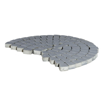 картинка Плитка тротуарная Классико круговая Грифельный h60 73х110х115 Центр Кровли