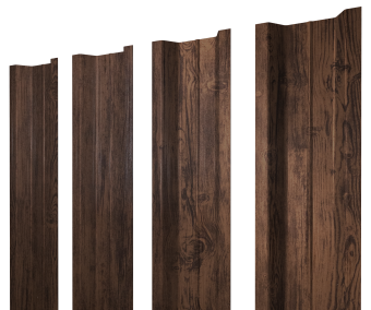 фото Штакетник П-образный В с прямым резом 0,45 Print-Double Premium Antique Wood Центр Кровли картинка Штакетник П-образный В с прямым резом 0,45 Print-Double Premium Antique Wood Центр Кровли