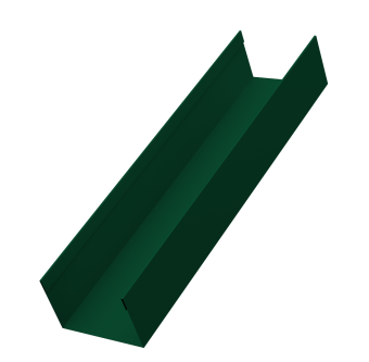 картинка Стойка жалюзи Milan,Tokyo 0,45 PE-Double RAL 6005 зеленый мох (1,8м) Центр Кровли