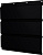 Софит металлический Классик v02 Grand Line без перфорации 0,5 Satin Matt TX RAL 9005 черный Центр Кровли