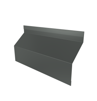 фото Ламель забора жалюзи Milan Slim стартовая/финишная для калиток и ворот 0,45 PE RAL 7005 мышино-серый Центр Кровли картинка Ламель забора жалюзи Milan Slim стартовая/финишная для калиток и ворот 0,45 PE RAL 7005 мышино-серый Центр Кровли