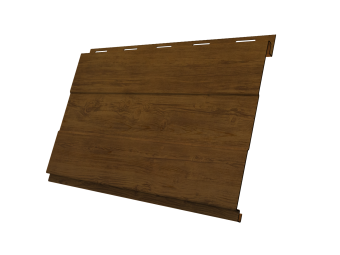 картинка Софит Вертикаль 0,2 prof Grand line 0,45 Print Elite с пленкой Golden Wood TwinColor Центр Кровли