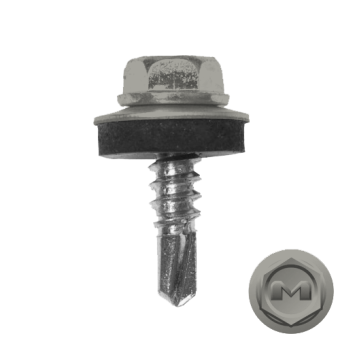 фото Саморез по металлу Daxmer 5,5х19 (250шт) сверло №3 RAL 7038 Центр Кровли картинка Саморез по металлу Daxmer 5,5х19 (250шт) сверло №3 RAL 7038 Центр Кровли