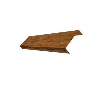 картинка Ламель обратная 100 забора жалюзи Texas 0,45 Print Elite Golden Wood TwinColor Центр Кровли
