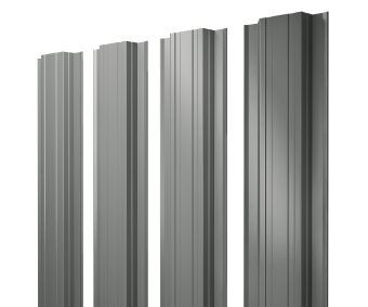 фото Штакетник Прямоугольный с прямым резом 0,45 PE RAL 7005 мышино-серый Центр Кровли картинка Штакетник Прямоугольный с прямым резом 0,45 PE RAL 7005 мышино-серый Центр Кровли