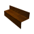Отлив межэтажный 45 0,45 Print-Double Premium Golden Wood Intense F (2м) Центр Кровли