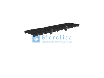 картинка Решетка водоприемная Gidrolica VS LINE DN100.13.50 - чугунная ВЧ, с крепежом, кл. С250 (210352) Центр Кровли