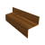 Отлив межэтажный 45 0,45 Print-Double Elite Golden Wood (3м) Центр Кровли