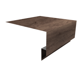 картинка Планка околооконная сложная 250х75х18 (j-фаска) 0,45 Print Premium Almond Wood Fresh (2м) Центр Кровли