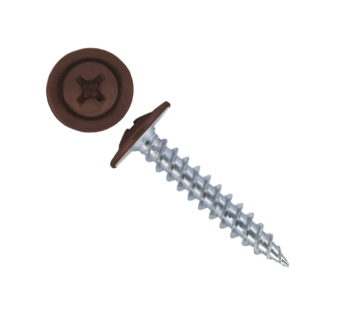 картинка Саморез ПШ 4,2х19 (1000шт) шлиц PH2 RAL 8002 Центр Кровли