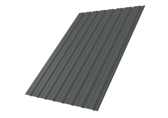 фото Профнастил С10R 0,45 PE RAL 7005 мышино-серый Центр Кровли картинка Профнастил С10R 0,45 PE RAL 7005 мышино-серый Центр Кровли