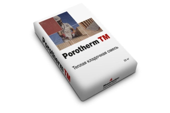 картинка Теплый кладочный раствор Porotherm М50 Центр Кровли