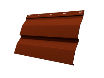 картинка Корабельная Доска 0,265 0,5 Satin с пленкой RAL 3009 оксидно-красный Центр Кровли