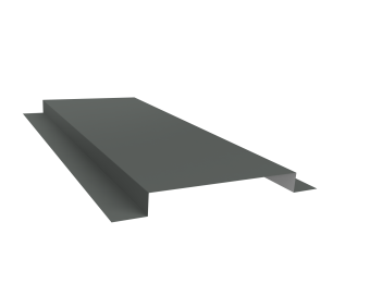 фото Планка кожуха сегментного 150 0,45 PE с пленкой RAL 7005 мышино-серый (1,2м) Центр Кровли картинка Планка кожуха сегментного 150 0,45 PE с пленкой RAL 7005 мышино-серый (1,2м) Центр Кровли