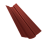 Планка ендовы верхней фигурной 70x70 0,5 Satin с пленкой RAL 3009 оксидно-красный (3м) Центр Кровли