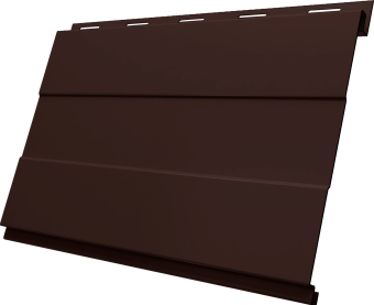 картинка Вертикаль 0,2 prof Grand Line 0,45 Drap TwinColor с пленкой RAL 8017 шоколад Центр Кровли