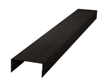 картинка Крышка 45х20 жалюзи Texas 0,45 Print Elite Coffee Wood TwinColor (2м) Центр Кровли