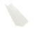Планка ендовы верхней фигурной 70x70 0,45 PE lite с пленкой RAL 9003 сигнальный белый (3м) Центр Кровли