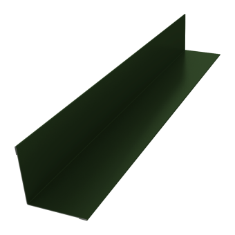 картинка Угол внутренний 40х40 0,5 Satin Matt TX RAL 6020 хромовая зелень (3м) Центр Кровли