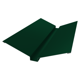 фото Планка ендовы верхней 115х30х115 0,45 PE-Double с пленкой RAL 6005 зеленый мох (3м) Центр Кровли картинка Планка ендовы верхней 115х30х115 0,45 PE-Double с пленкой RAL 6005 зеленый мох (3м) Центр Кровли