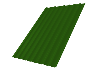 фото Профнастил С20B 0,45 PE RAL 6002 лиственно-зеленый Центр Кровли картинка Профнастил С20B 0,45 PE RAL 6002 лиственно-зеленый Центр Кровли