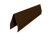 Ламель забора жалюзи Tokyo new 0,45 Print Elite Choco Wood TwinColor Центр Кровли