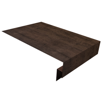 картинка Планка околооконная сложная 250х50х12 (j-фаска) 0,45 Print Elite Antique Wood TwinColor (3м) Центр Кровли
