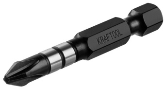 картинка Биты PH2 Kraftool Impact Pro, Philips, тип хвостовика E 1/4", 50мм 10шт в пластиковом боксе (26191-2-50-S10) Центр Кровли
