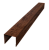 Стойка боковая крепежная для забора жалюзи Palermo 0,45 Print Premium Cherry Wood Fresh TwinColor (1,8м) Центр Кровли