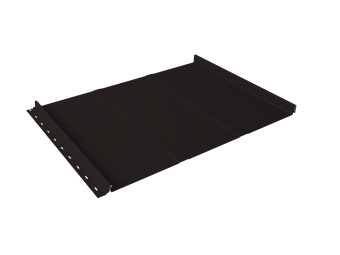 картинка Кликфальц Line Grand Line 0,5 Satin Matt с пленкой на замках RAL 9005 черный Центр Кровли