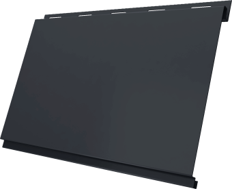 картинка Вертикаль 0,2 classic Grand Line 0,45 PE-Double с пленкой RAL 7024 мокрый асфальт Центр Кровли