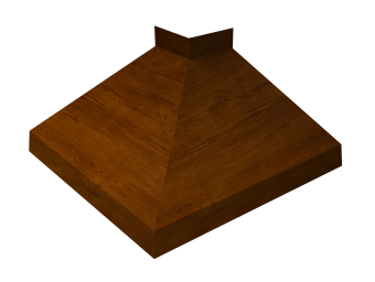 картинка Угол отлива внешний 100 0,45 Print-Double Premium с пленкой Golden Wood Intense F Центр Кровли