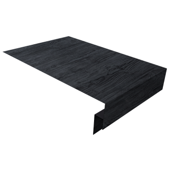 картинка Планка околооконная сложная 300х50х18 (j-фаска) 0,45 Print Premium Grey Wood TwinColor (3м) Центр Кровли