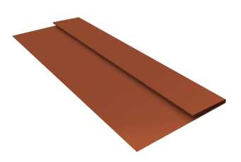 картинка Планка стартовая БХ new 0,5 Velur X RAL 8004 терракота (3м) Центр Кровли