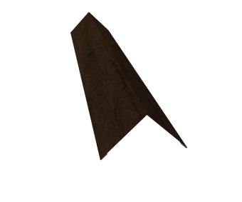 картинка Угол внешний 110х110 0,45 Print Elite Antique Wood TwinColor (2м) Центр Кровли