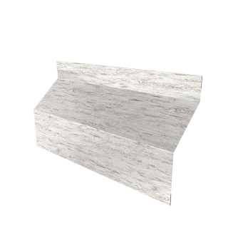 фото Ламель забора жалюзи Milan Slim стартовая/финишная для калиток и ворот 0,45 Print Elite Nordic Snow TwinColor Центр Кровли картинка Ламель забора жалюзи Milan Slim стартовая/финишная для калиток и ворот 0,45 Print Elite Nordic Snow TwinColor Центр Кровли