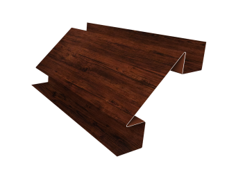 картинка Планка угла внутреннего сложного БХ new 0,45 Print Elite Cherry Wood TwinColor (2м) Центр Кровли