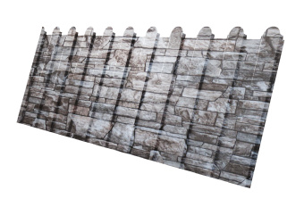 картинка Профнастил С8A v02 фигурный Grand Line 0,45 Print Elite с пленкой Fine Stone TwinColor Центр Кровли