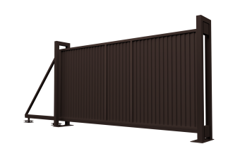 картинка Ворота откатные Estet 2,0х4,5 RAL RR32 Центр Кровли
