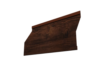 картинка Ламель забора жалюзи Milan Slim 0,45 Print Elite Cherry Wood TwinColor Центр Кровли
