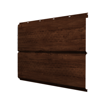 картинка Софит ЭкоБрус new c перфорацией 0,45 Print Elite с пленкой Cherry Wood TwinColor Центр Кровли