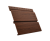 Софит металлический Квадро Брус с перфорацией 0,45 Print Elite с пленкой Choco Wood TwinColor Центр Кровли