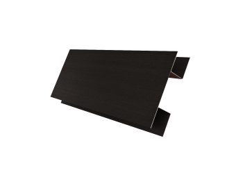 картинка Планка H-образная стыковочная сложная 0,45 Print Elite Coffee Wood TwinColor (3м) Центр Кровли