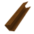 Крышка жалюзи Milan Slim 0,45 Print Elite Golden Wood TwinColor (2м) Центр Кровли