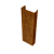 Полустолб для С21 0,45 Print Elite с пленкой Golden Wood TwinColor (L3,0) Центр Кровли
