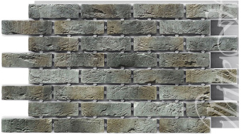 картинка Элемент угловой для термопанели White Hills Лондон Брик Т300-85 толщина панели 100мм (площадь 0,374м2) Центр Кровли