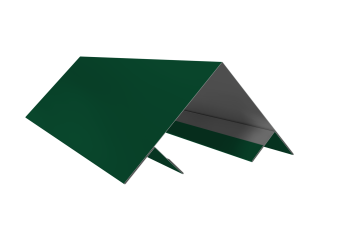 фото Планка угла внешнего составная верхняя 0,5 PE lite с пленкой RAL 6005 зеленый мох (3м) Центр Кровли картинка Планка угла внешнего составная верхняя 0,5 PE lite с пленкой RAL 6005 зеленый мох (3м) Центр Кровли